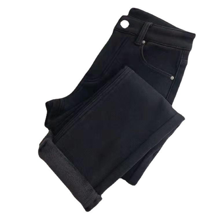 Loose High Waist Winter New Thickened Outerwear Pants