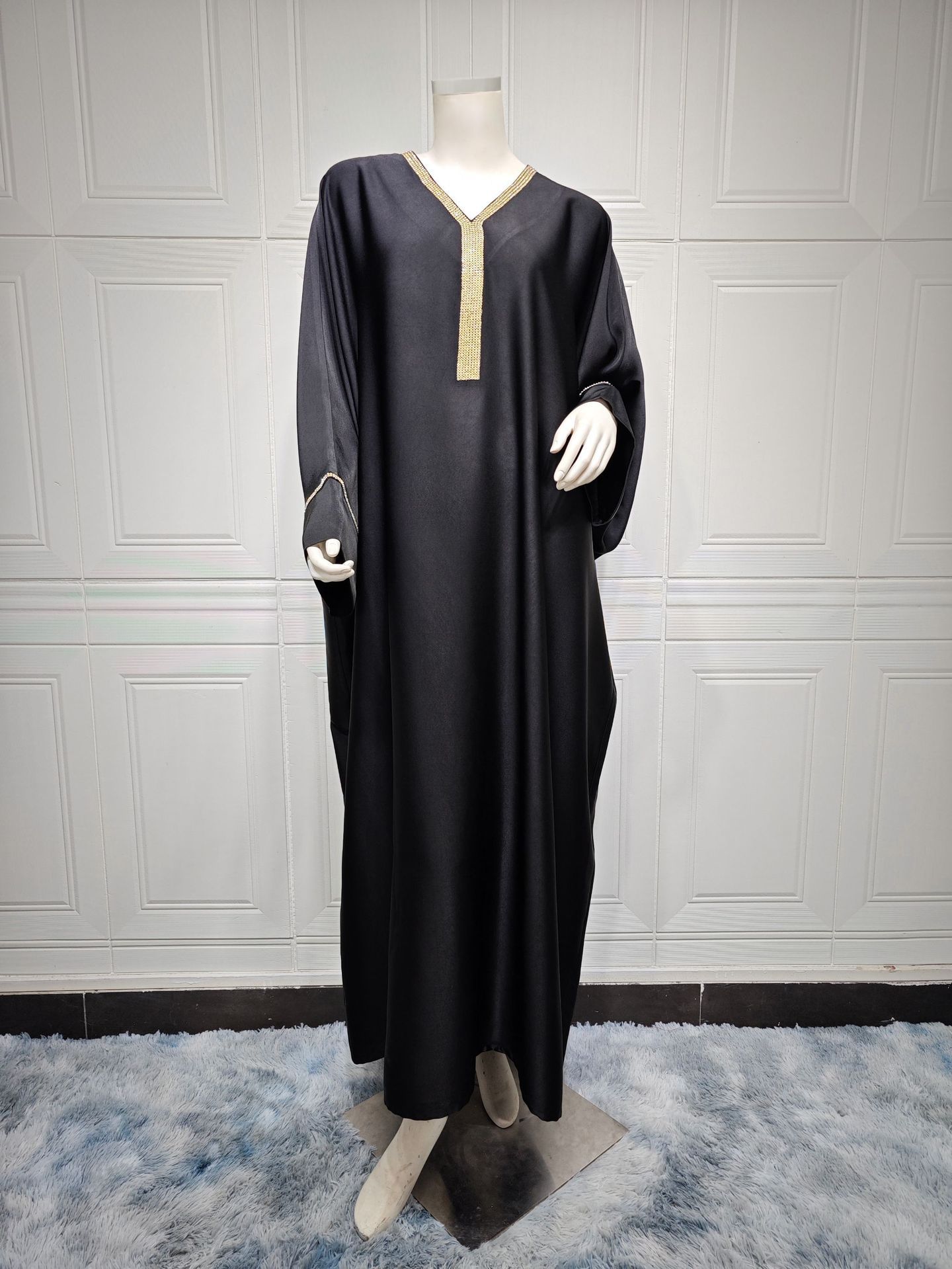 Women's Fashion Dress Batwing Sleeve Robe