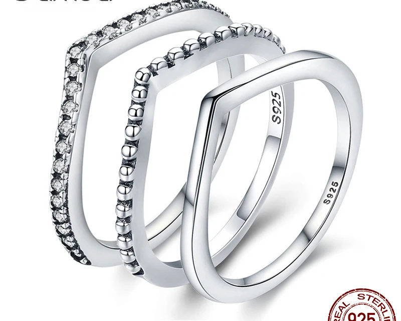 Rings for Women Wedding Engagement Jewelry 100% 925