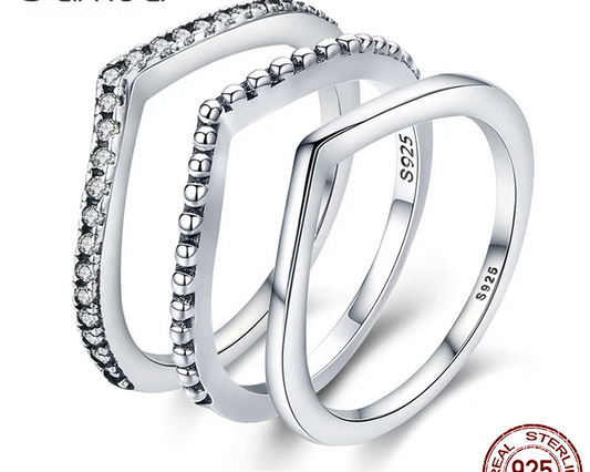 Rings for Women Wedding Engagement Jewelry 100% 925