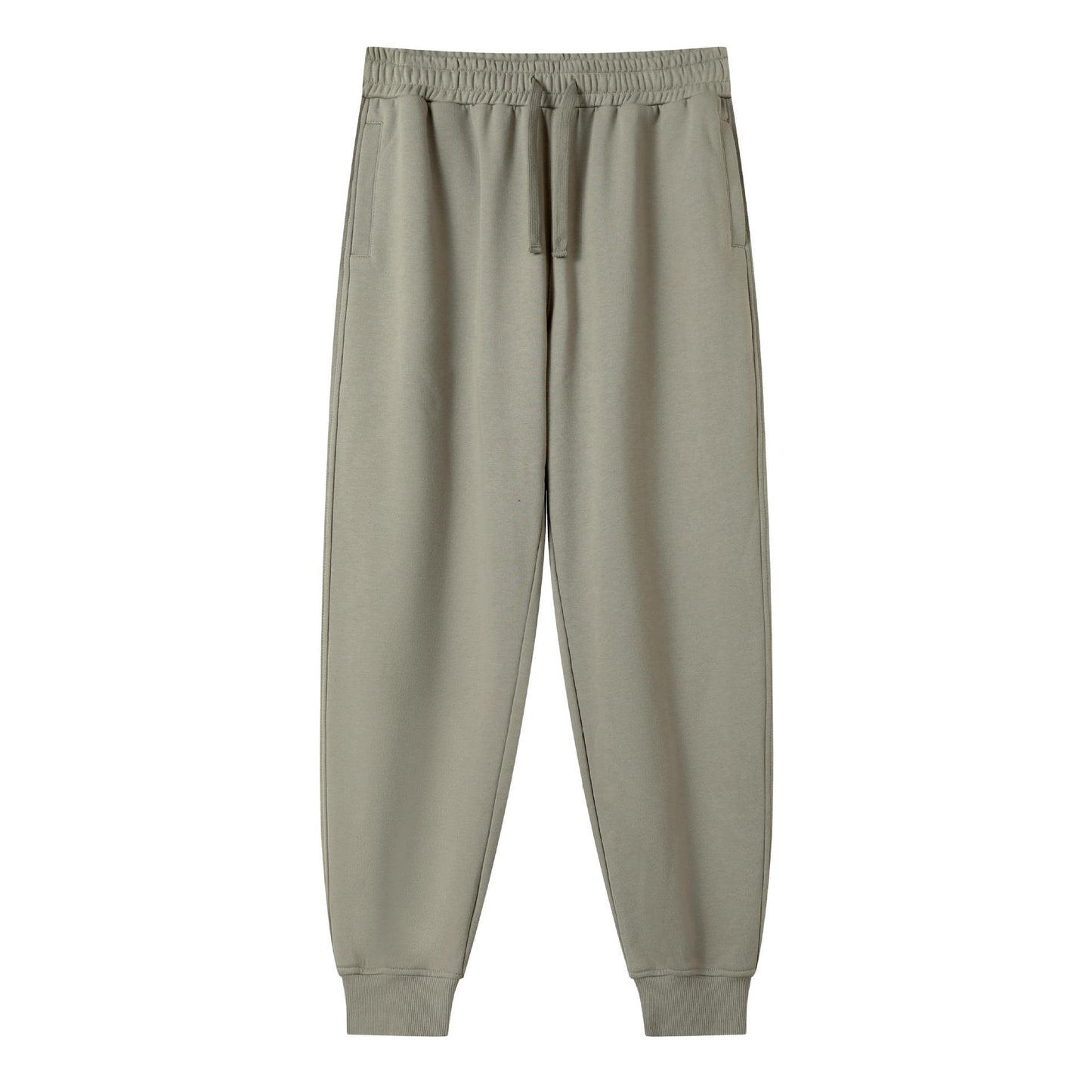 Men's Solid Color Loose Casual Trousers