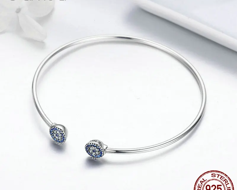 Lucky BLUE Eyes Bracelet 
100% 925 Sterling