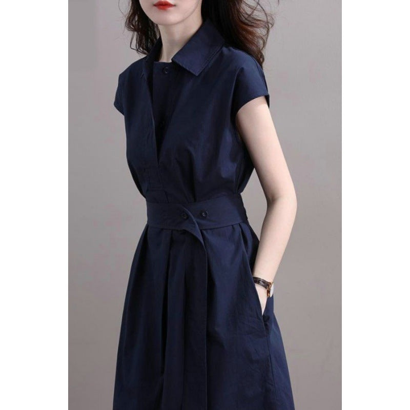 Women's New Waist Trimming Fashion Temperament Dress