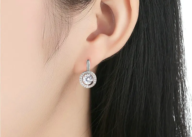 Earrings
Silver Color Round Shape Full Of Love Dangle