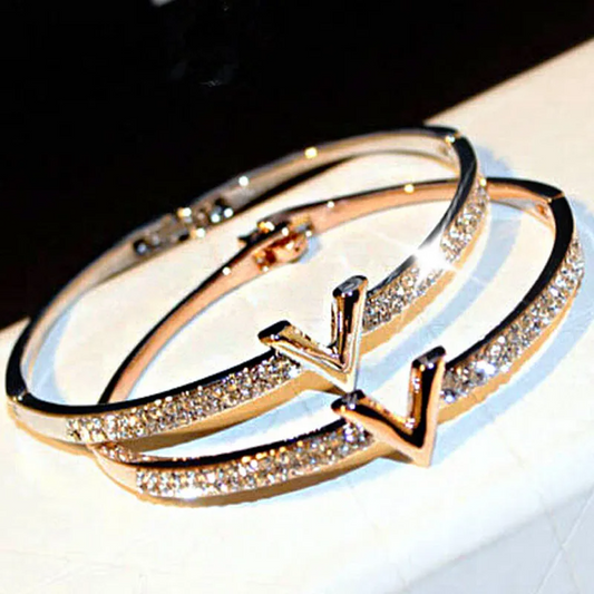 VV Lady Bracelets for Women Temperament Exquisite Luxury Bangle Jewelry