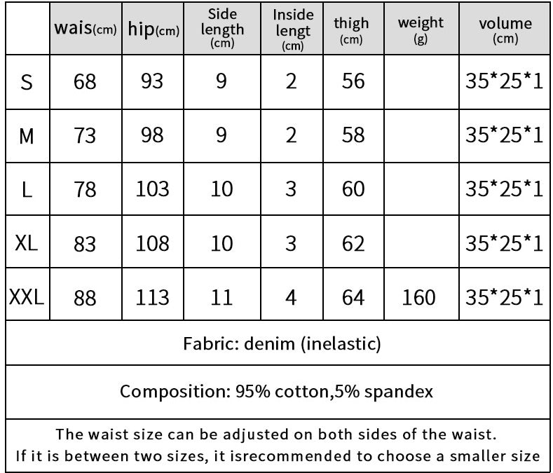 Low Waist Hot Girl Slimming Plus Size Stretch Summer Jeans Women's Denim Short