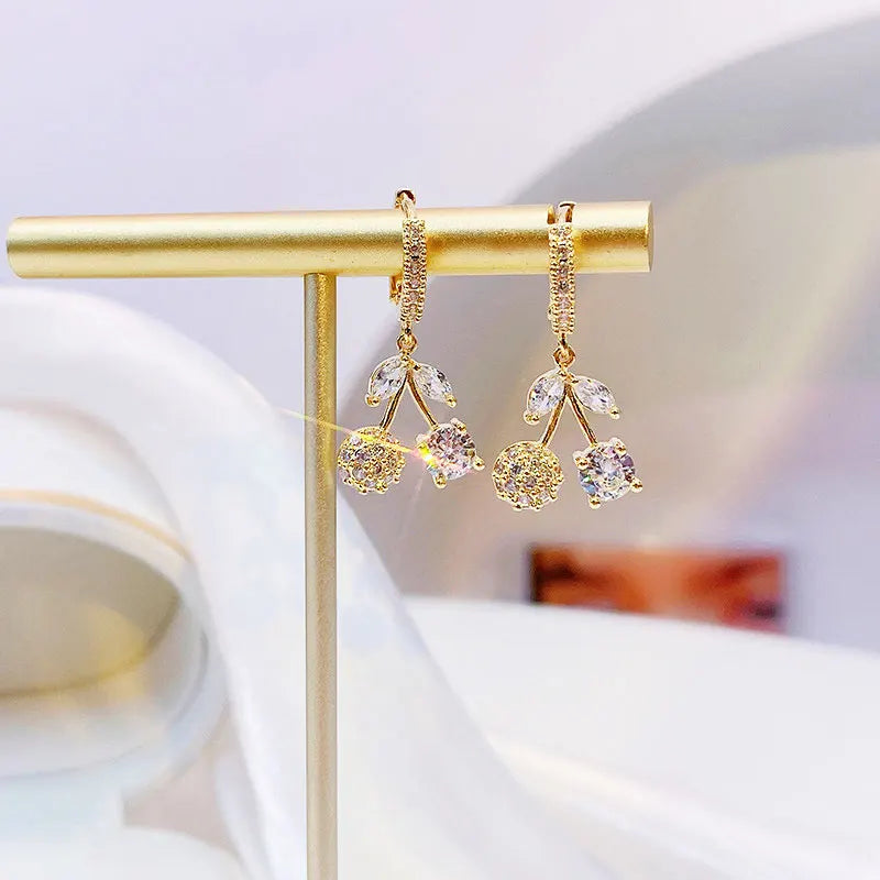 EARRING
 Plating 14K Real Gold Ear Stud