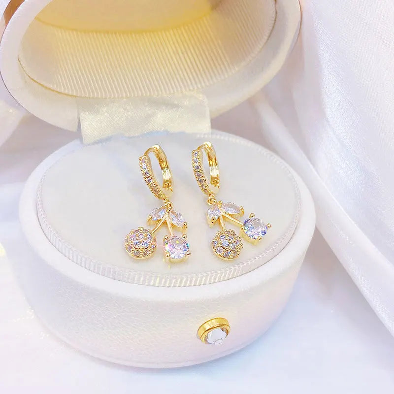 EARRING
 Plating 14K Real Gold Ear Stud