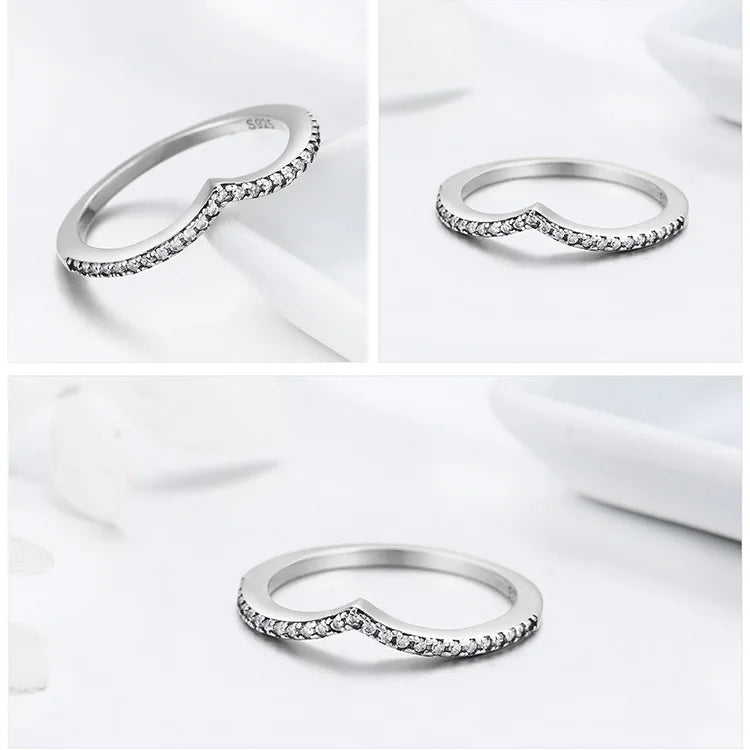 Rings for Women Wedding Engagement Jewelry 100% 925