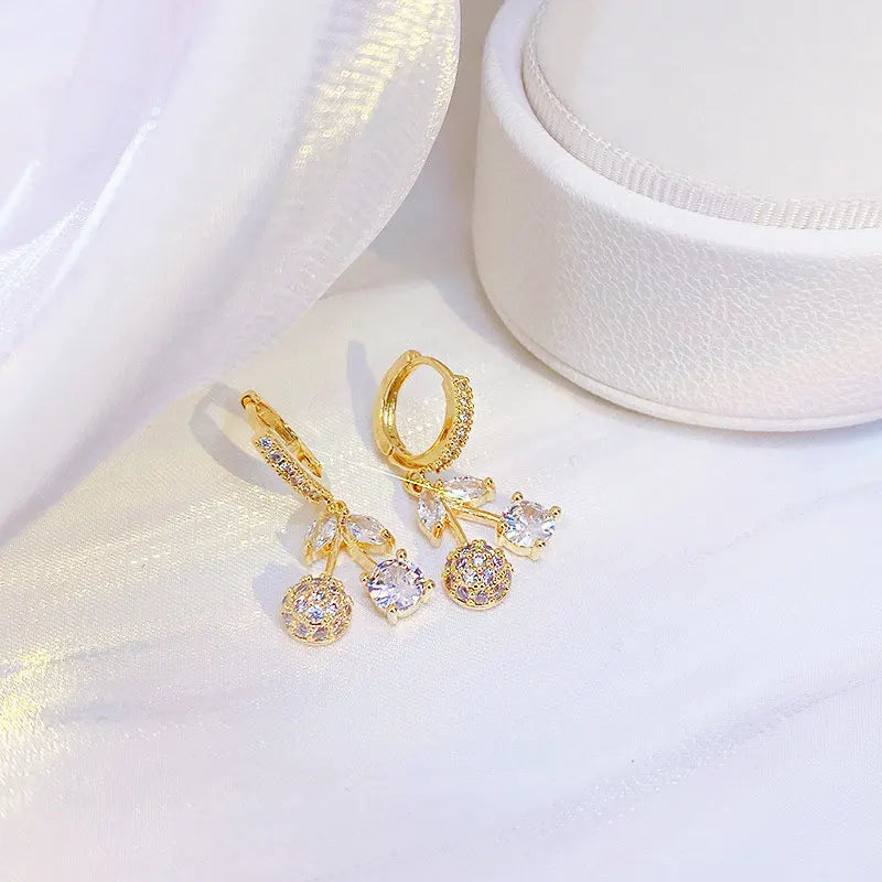 EARRING
 Plating 14K Real Gold Ear Stud