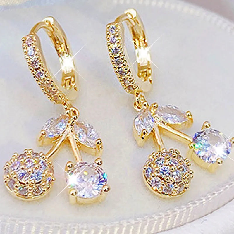 EARRING
 Plating 14K Real Gold Ear Stud