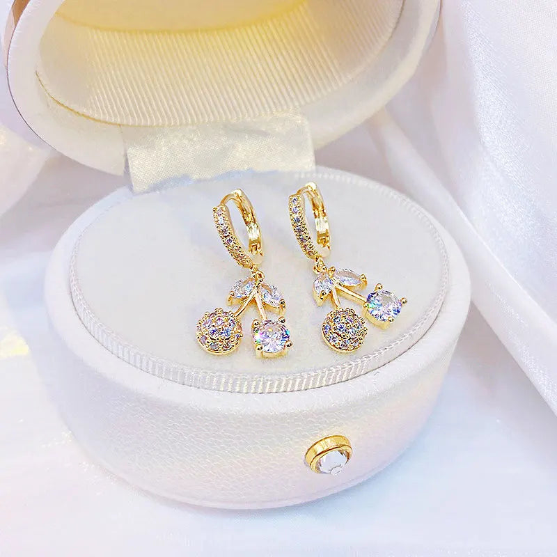 EARRING
 Plating 14K Real Gold Ear Stud