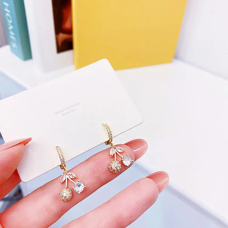 EARRING
 Plating 14K Real Gold Ear Stud