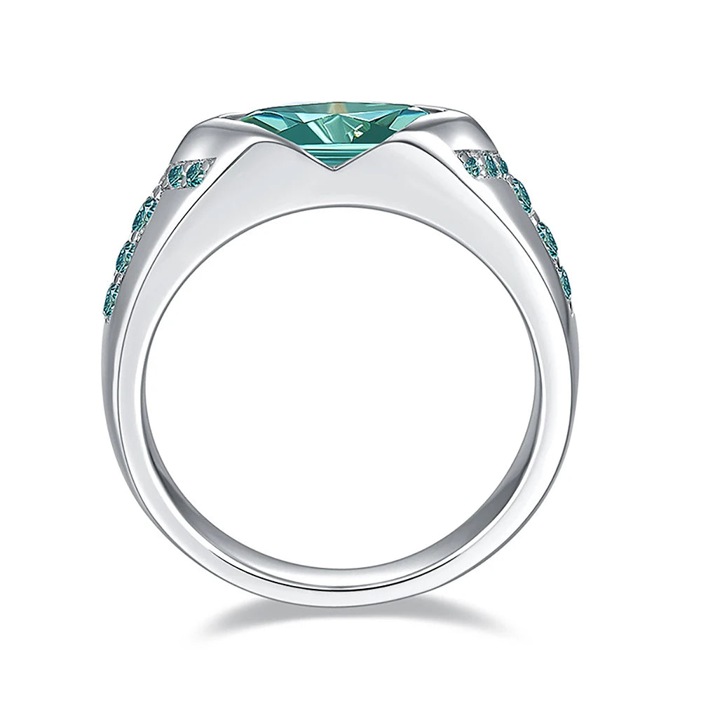 FIONA RING
Bluish Green Marquise Cut Full Moissanite Diamond Ring S925 Sterling Silver Plated 18k Gold