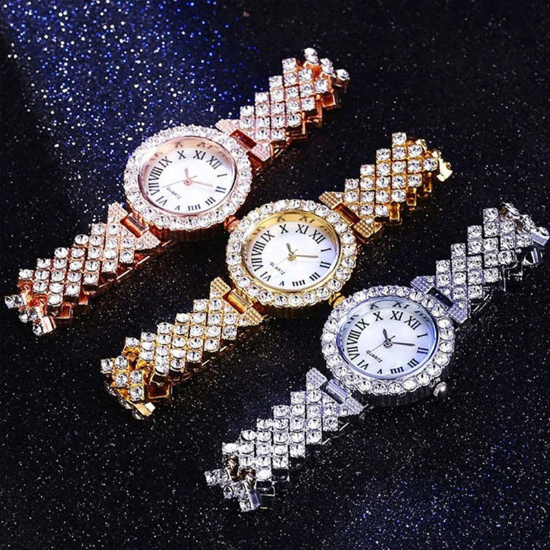 Lillian -Women WATCH 
LUXURY Rose Gold Watch Fashion Ladies Quartz Diamond Wristwatch Elegant Female Bracelet Watches Women Quartz Wristwatches