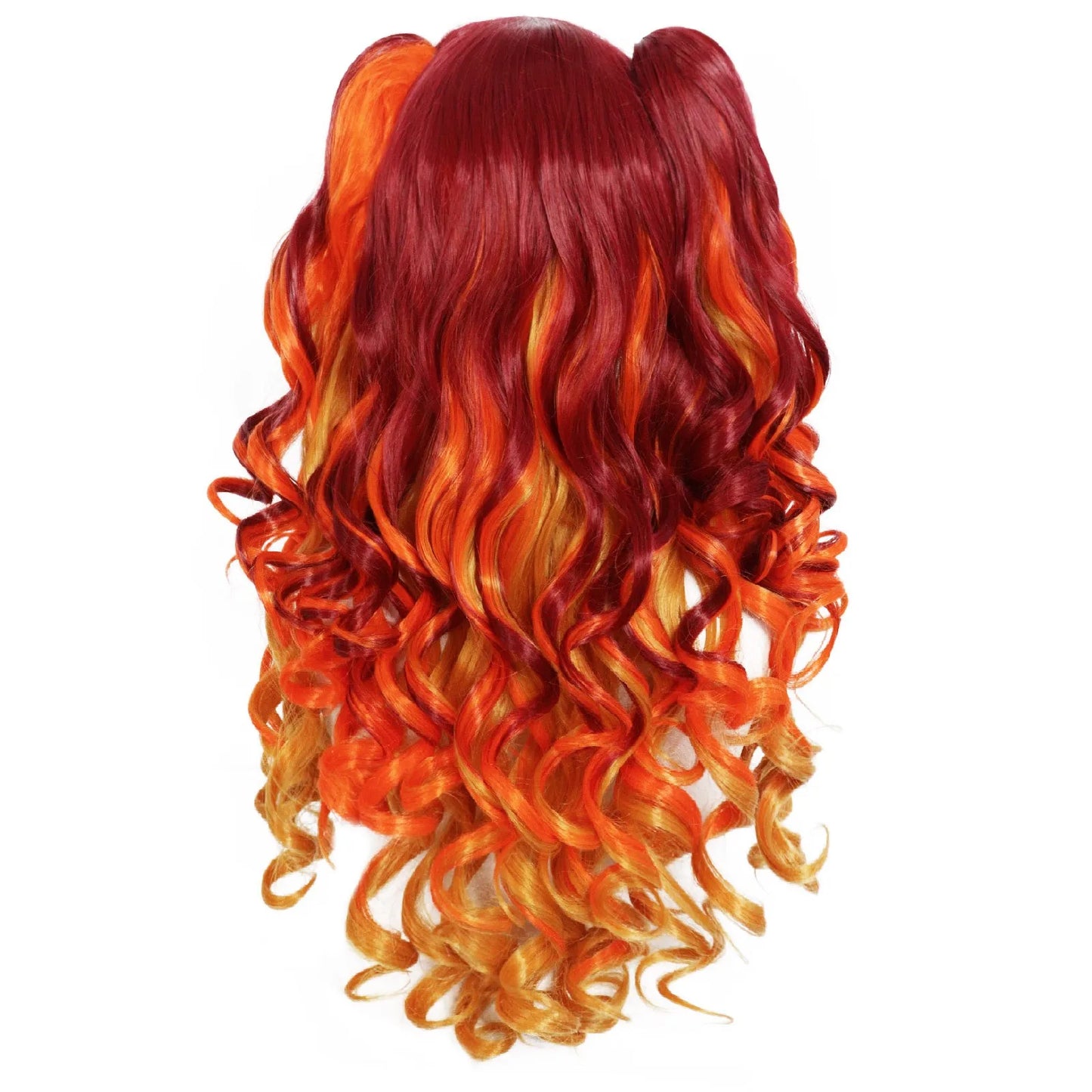 WIG
24inch Cheap High Quality Rainbow Colorful Long Curly Curly Ponytails Lolita Cosplay Wig for Halloween Christmas School