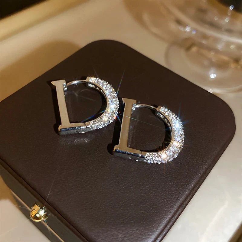 Letter D Earrings