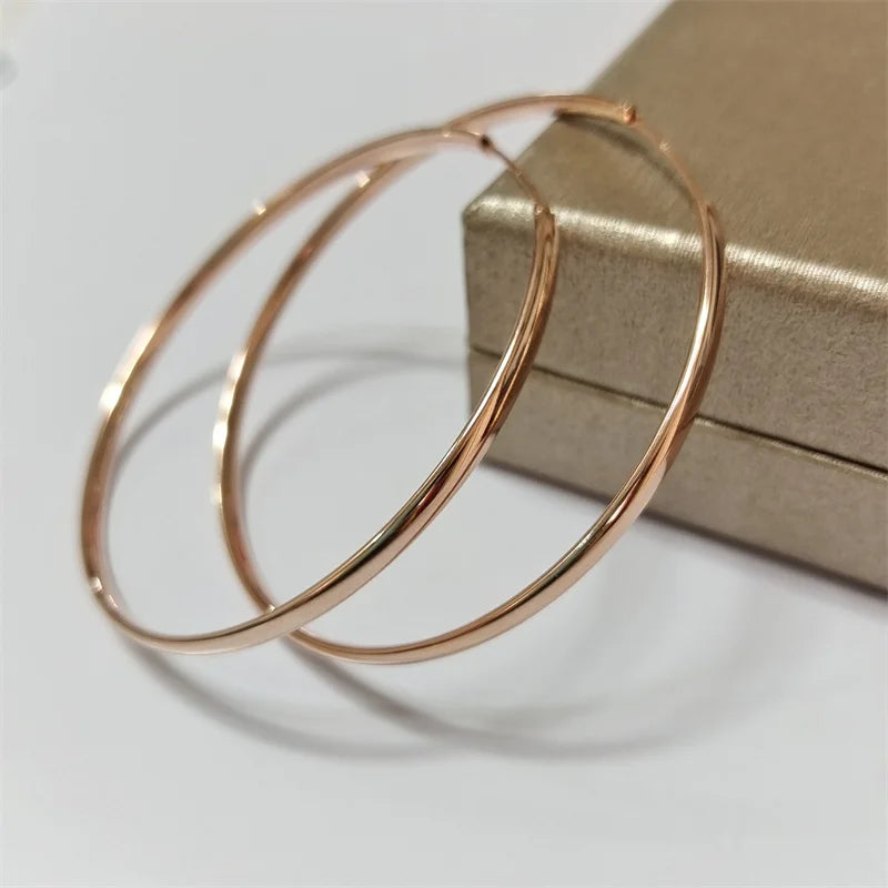 EARRING - New 18K Gold Plated Hoop Earrings For Women 925 Sterling Silver