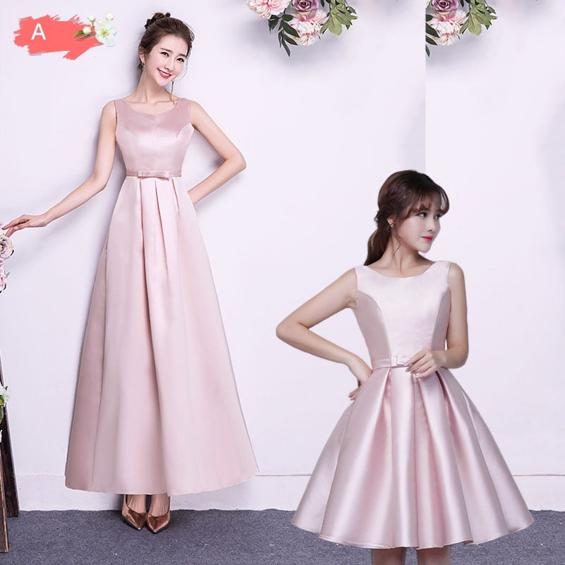 Women's Korean-Style Bridesmaid Dress