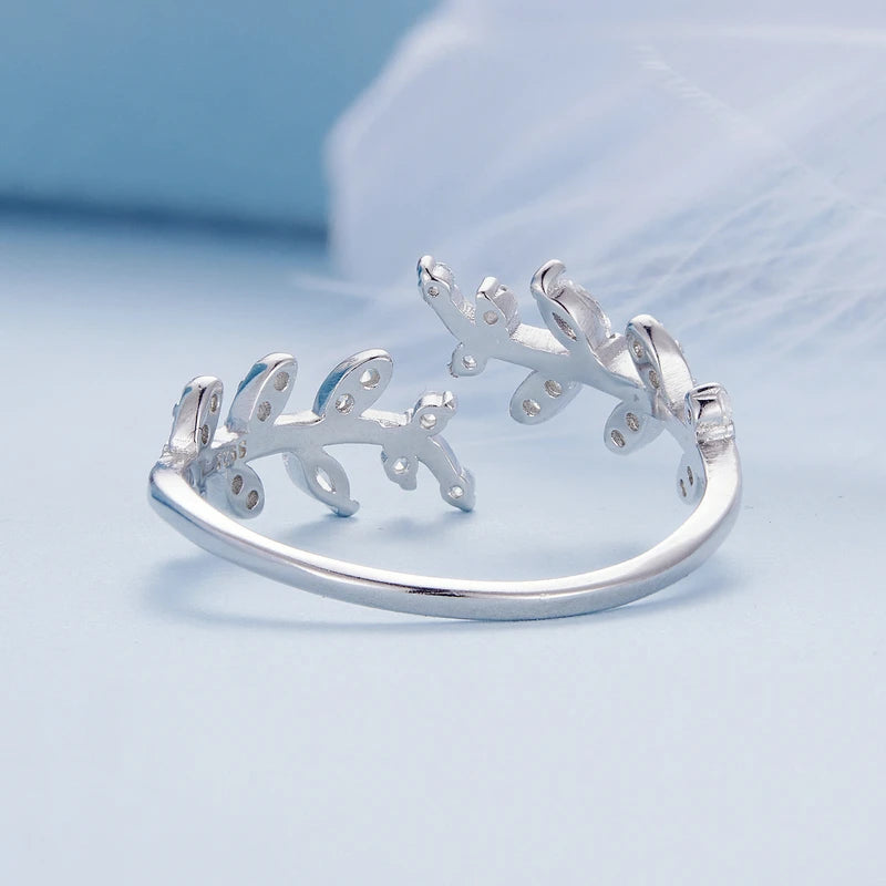 Leaf Open Ring
925 Sterling Silver