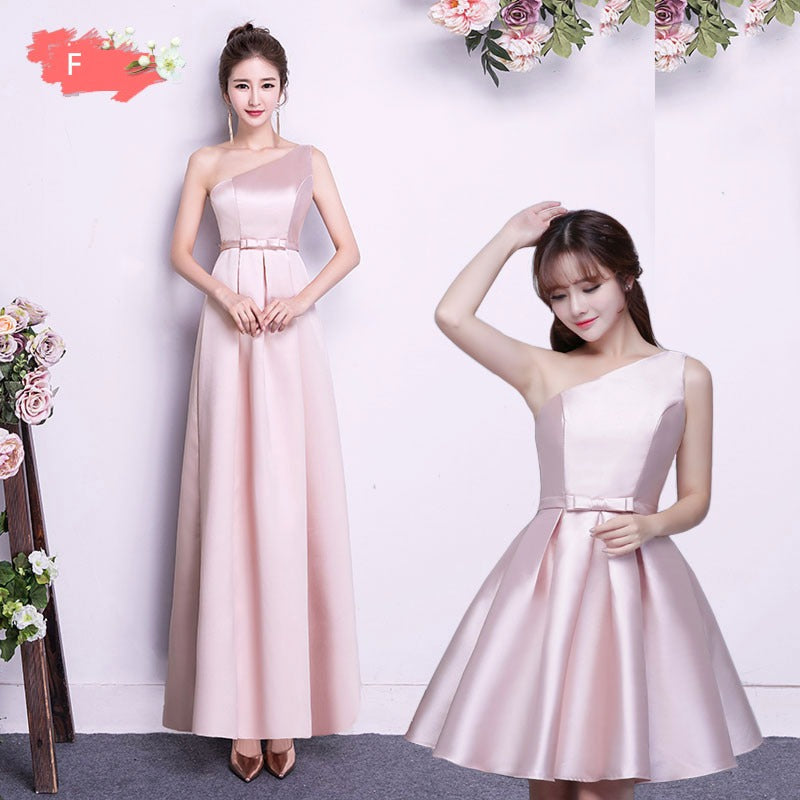 Women's Korean-Style Bridesmaid Dress