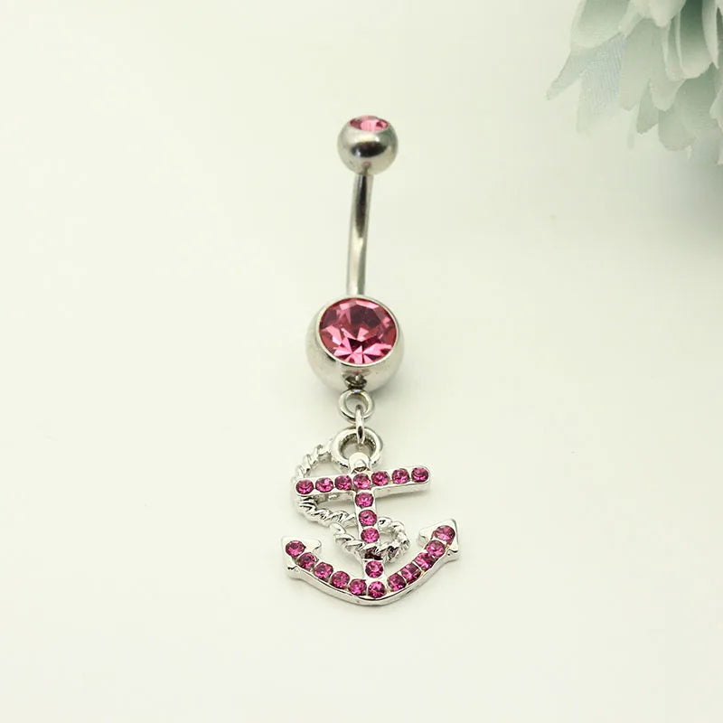 Zirconia Belly Button Rings for Women Navel Piercing Navel Rings Body Jewelry