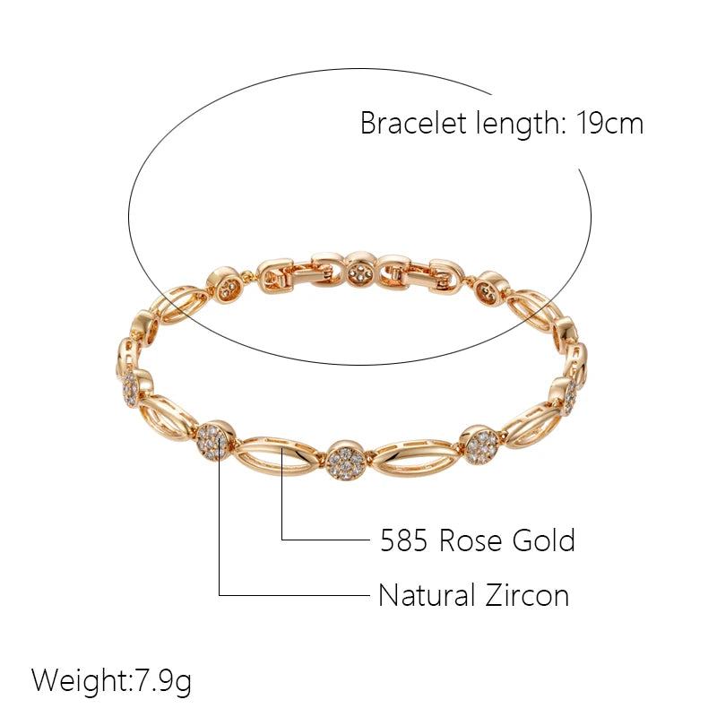 BRACELET
-585 Rose Gold Color Bracelet for Women