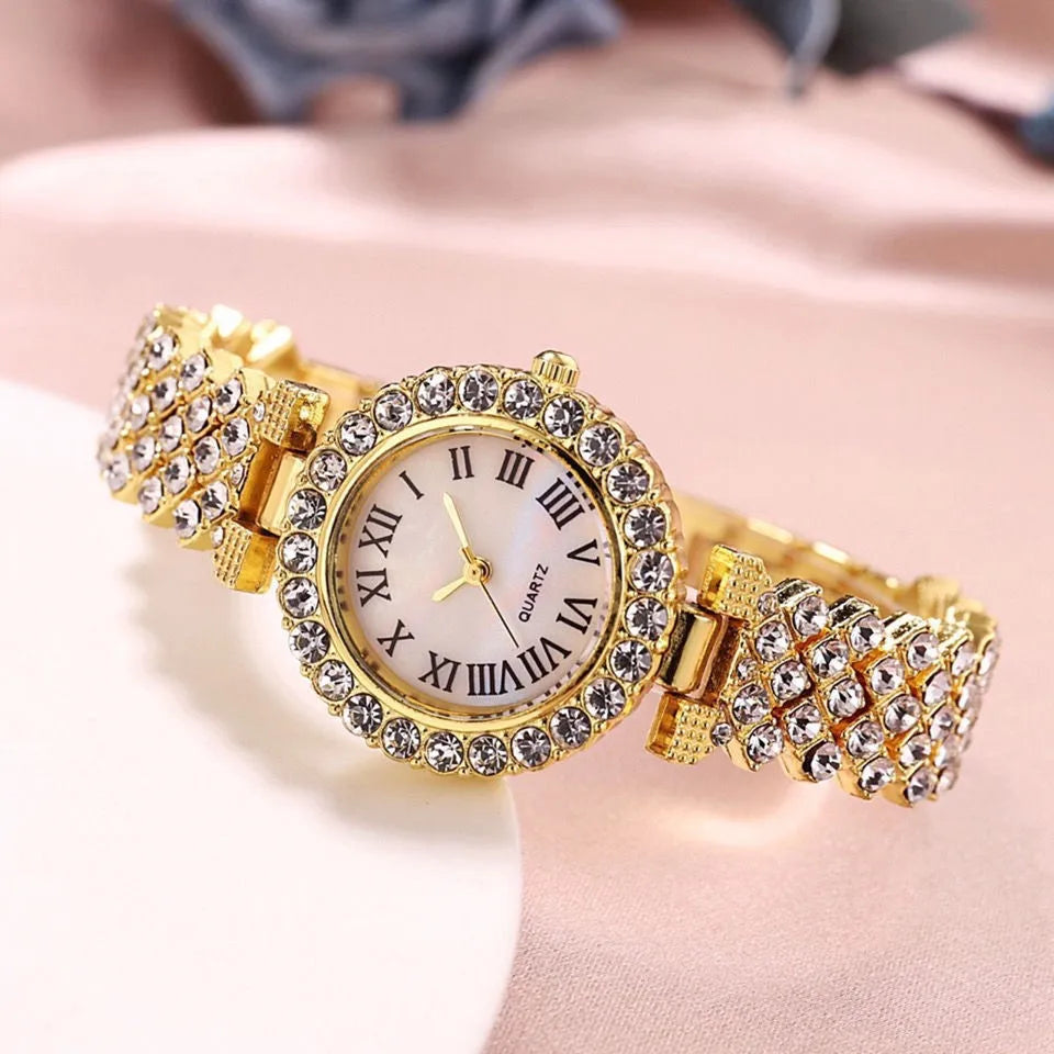 Lillian -Women WATCH 
LUXURY Rose Gold Watch Fashion Ladies Quartz Diamond Wristwatch Elegant Female Bracelet Watches Women Quartz Wristwatches