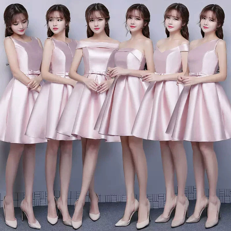 Women's Korean-Style Bridesmaid Dress