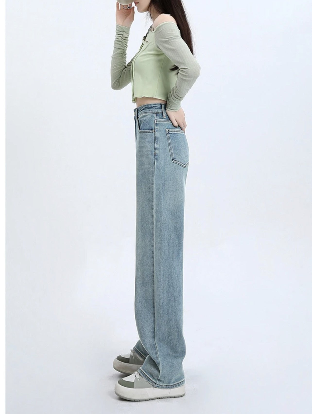 Loose Retro Jeans For Women