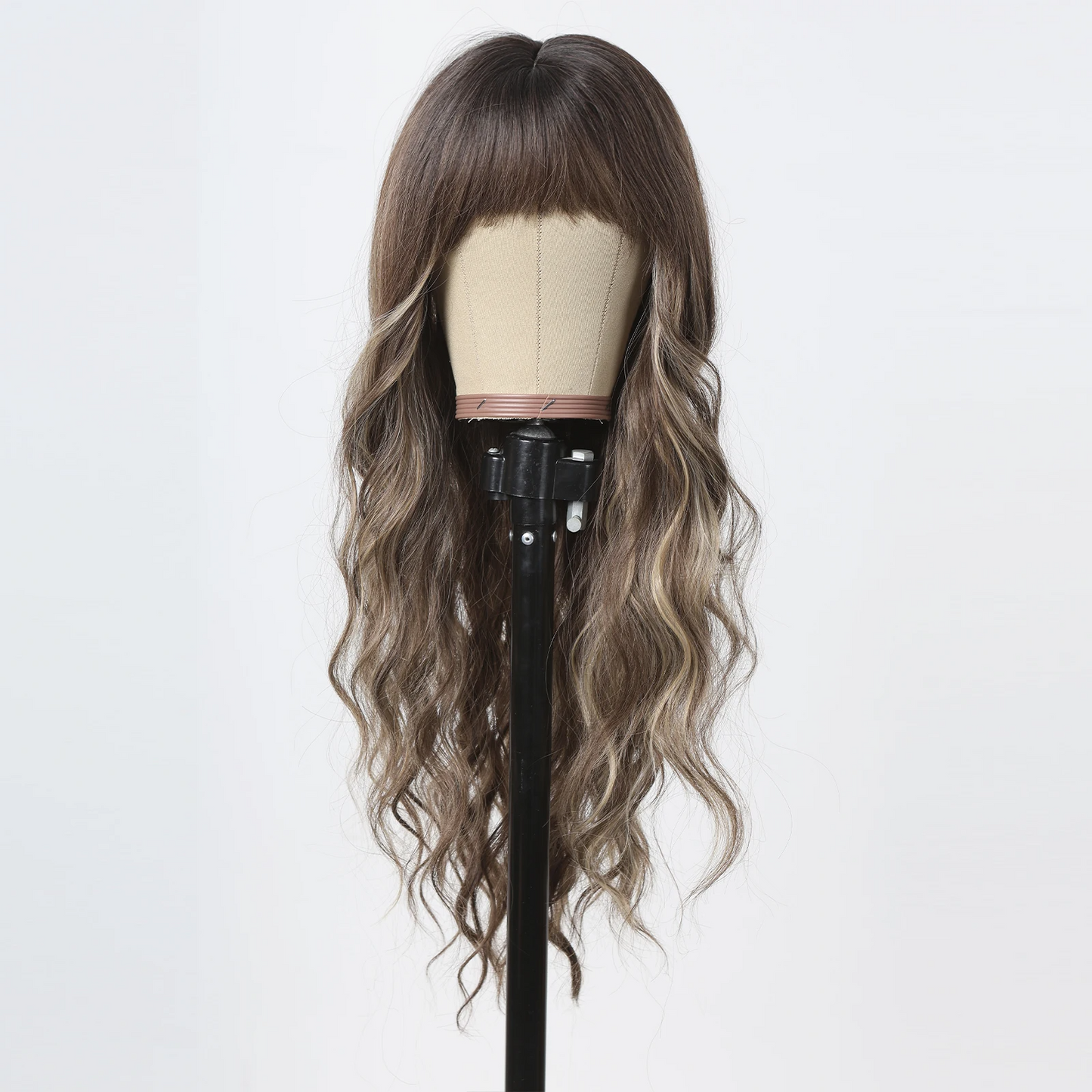 WIG
Long Wavy Brown Blonde Highlights Synthetic