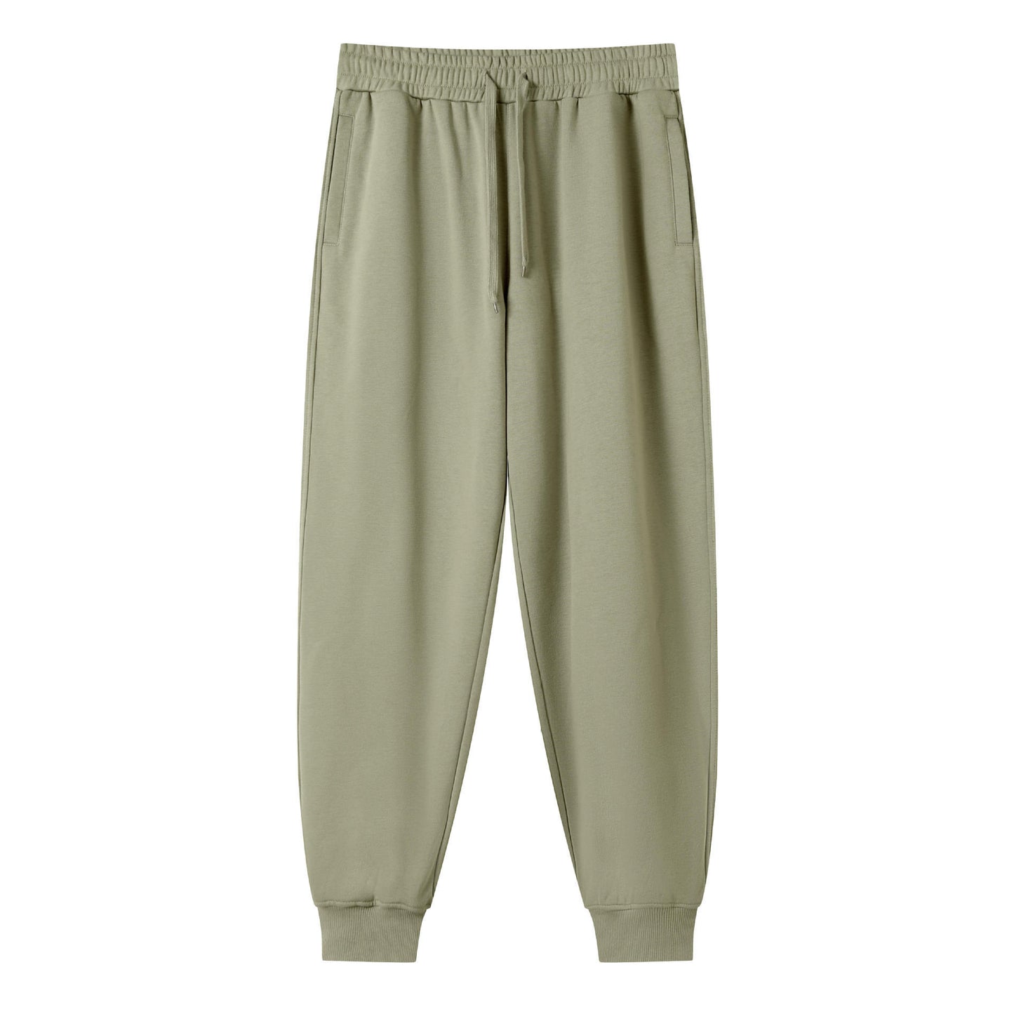 Men's Solid Color Loose Casual Trousers